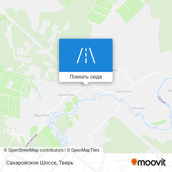 Карта Сахаровское Шоссе