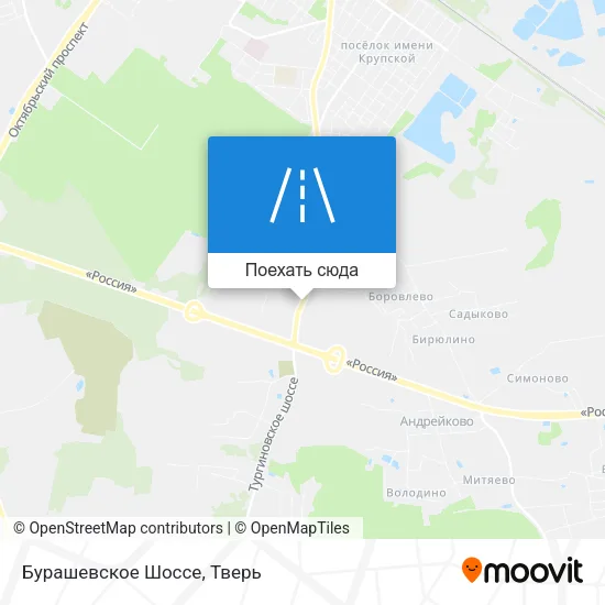 Карта Бурашевское Шоссе