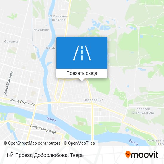 Карта 1-Й Проезд Добролюбова