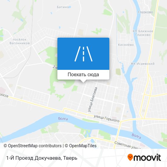 Карта 1-Й Проезд Докучаева