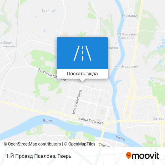 Карта 1-Й Проезд Павлова