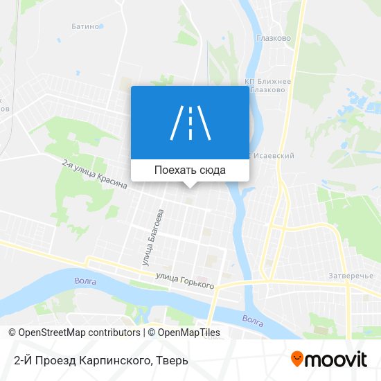 Карта 2-Й Проезд Карпинского