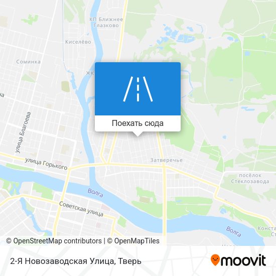 Карта 2-Я Новозаводская Улица