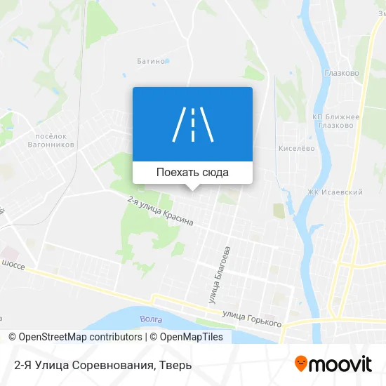 Карта 2-Я Улица Соревнования
