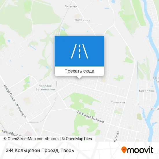 Карта 3-Й Кольцевой Проезд