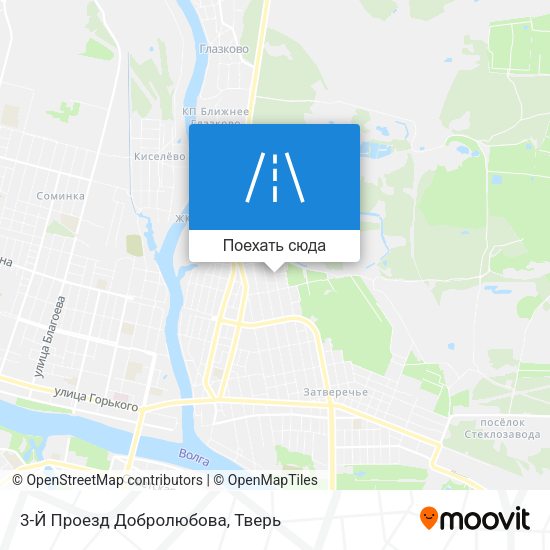 Карта 3-Й Проезд Добролюбова