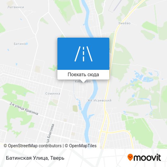 Карта Батинская Улица