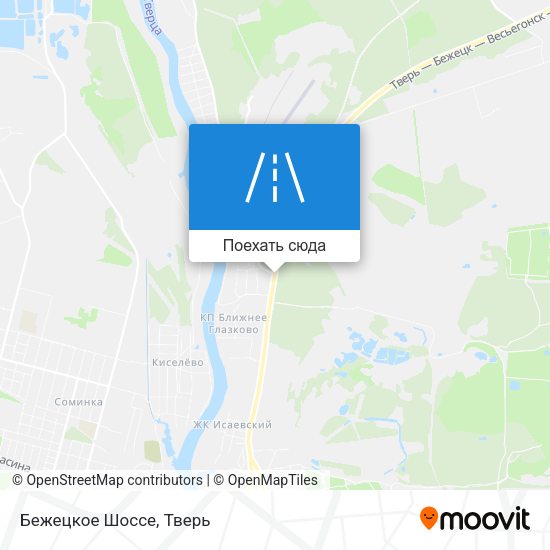 Карта Бежецкое Шоссе