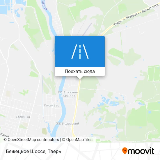Карта Бежецкое Шоссе
