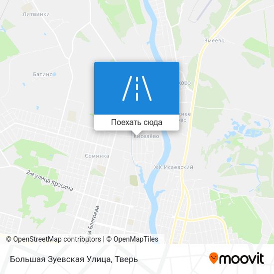 Карта Большая Зуевская Улица