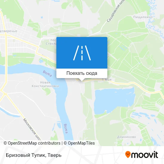 Карта Бризовый Тупик