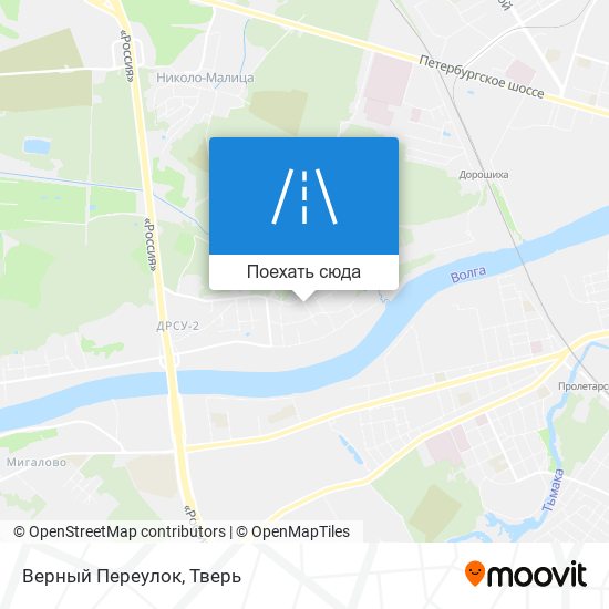 Карта Верный Переулок