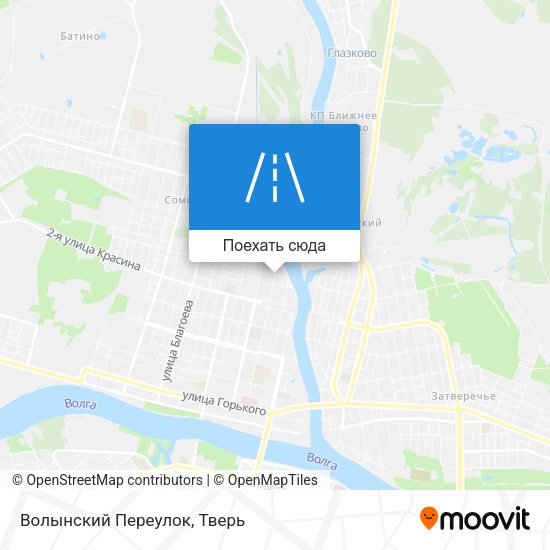 Карта Волынский Переулок