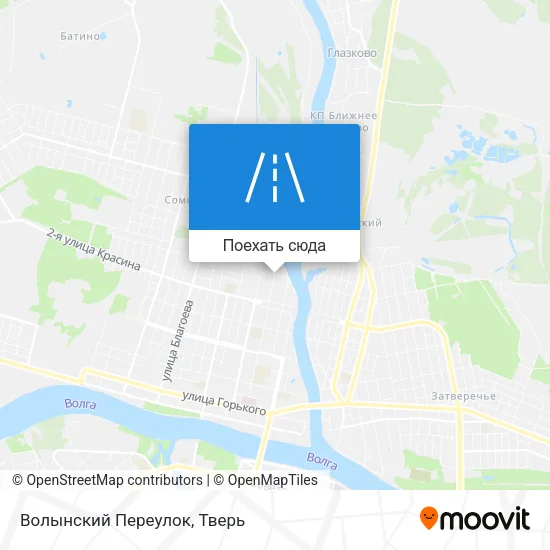 Карта Волынский Переулок