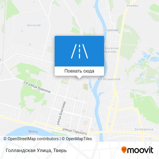 Карта Голландская Улица