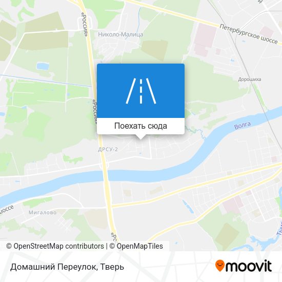 Карта Домашний Переулок
