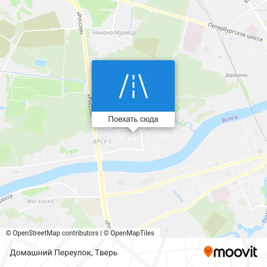 Карта Домашний Переулок