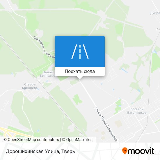 Карта Дорошихинская Улица