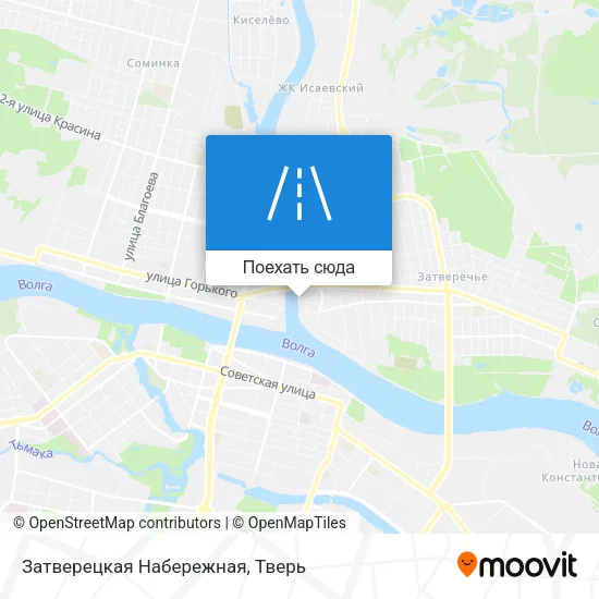 Карта Затверецкая Набережная