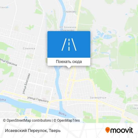 Карта Исаевский Переулок