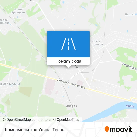 Карта Комсомольская Улица