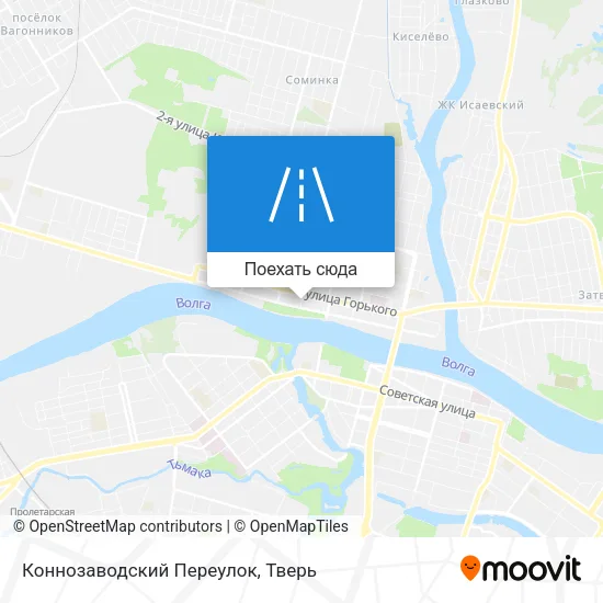 Карта Коннозаводский Переулок