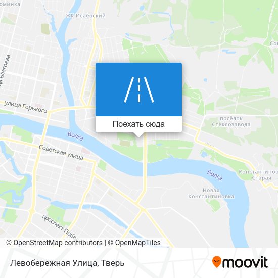 Карта Левобережная Улица