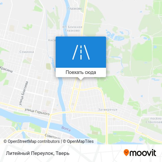 Карта Литейный Переулок