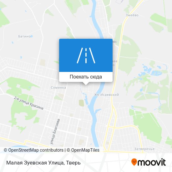 Карта Малая Зуевская Улица
