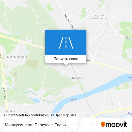 Карта Мозжухинский Переулок