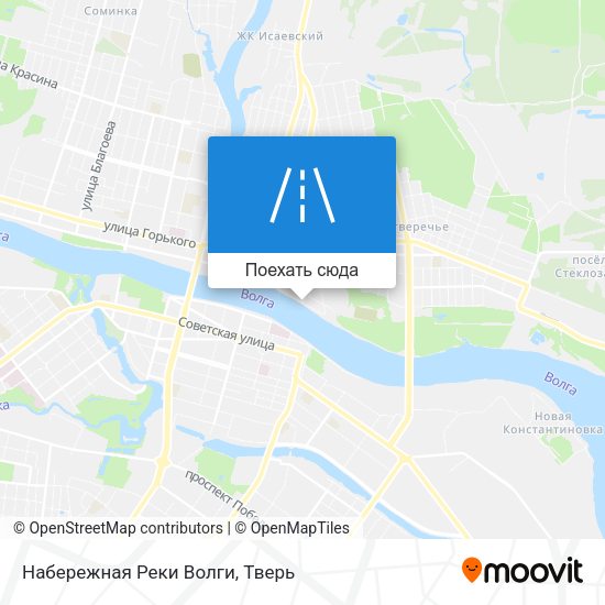Карта Набережная Реки Волги
