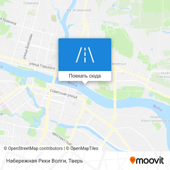 Карта Набережная Реки Волги