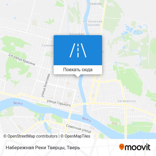 Карта Набережная Реки Тверцы