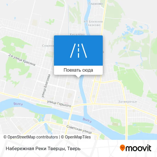 Карта Набережная Реки Тверцы