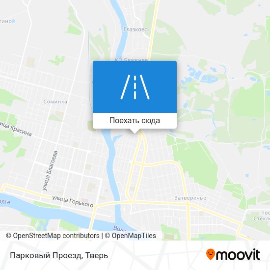 Карта Парковый Проезд