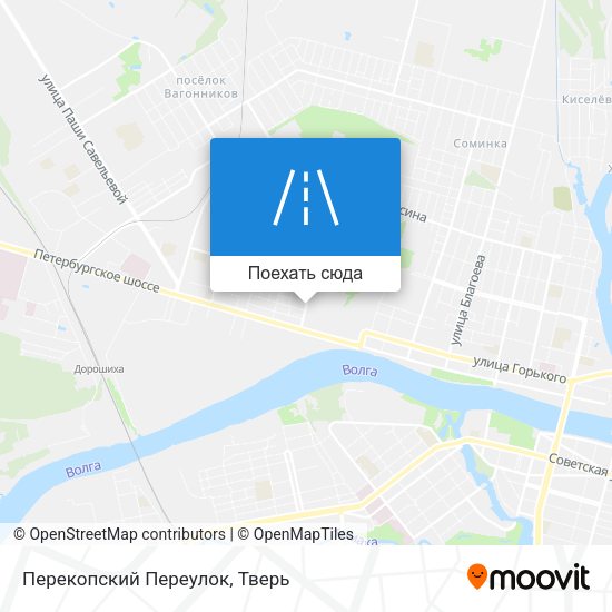 Карта Перекопский Переулок