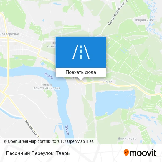 Карта Песочный Переулок