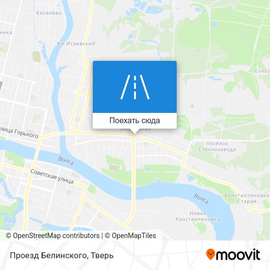 Карта Проезд Белинского