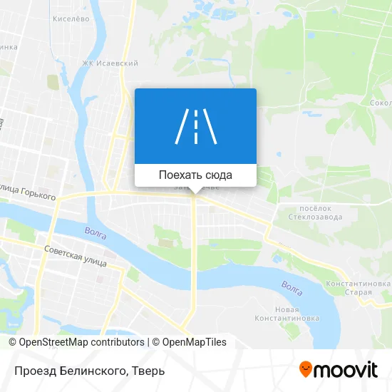 Карта Проезд Белинского