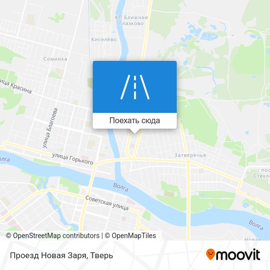 Карта Проезд Новая Заря
