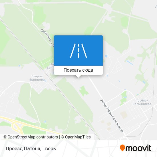 Карта Проезд Патона