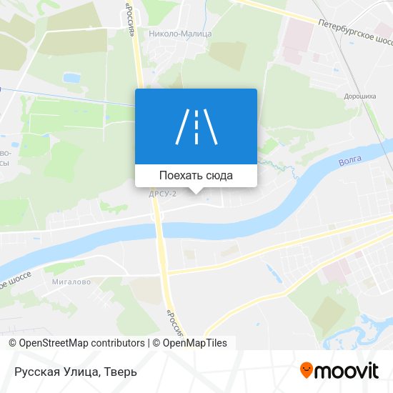 Карта Русская Улица