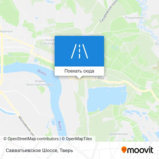 Карта Савватьевское Шоссе