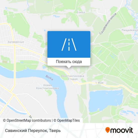 Карта Савинский Переулок