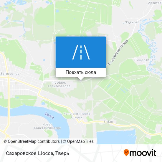 Карта Сахаровское Шоссе