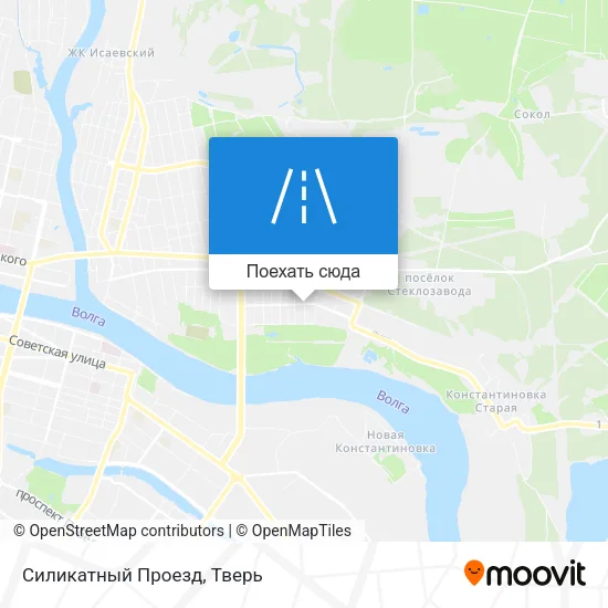 Карта Силикатный Проезд