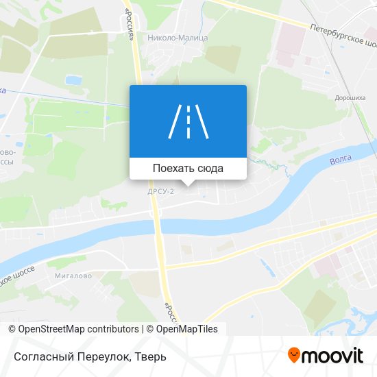 Карта Согласный Переулок