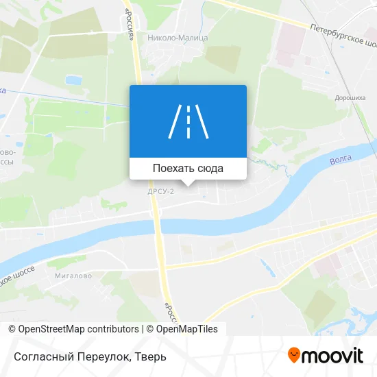 Карта Согласный Переулок