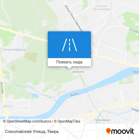 Карта Соколовская Улица
