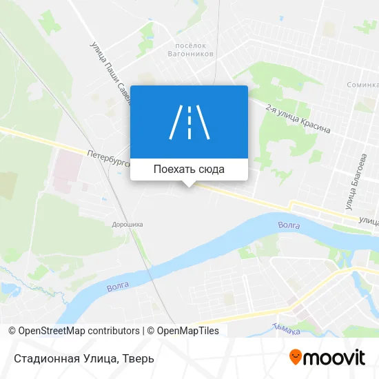 Карта Стадионная Улица